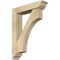 Ekena Millwork Westlake Traditional Rough Sawn Bracket w/ Offset Brace, Douglas Fir, 6"W x 26"D x 34"H BKT0604X26X34WTL01RDF - alternate 1